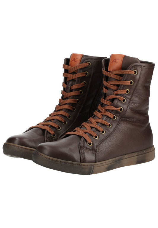 Andrea Conti Stiefelette Leder Braun Warmfutter