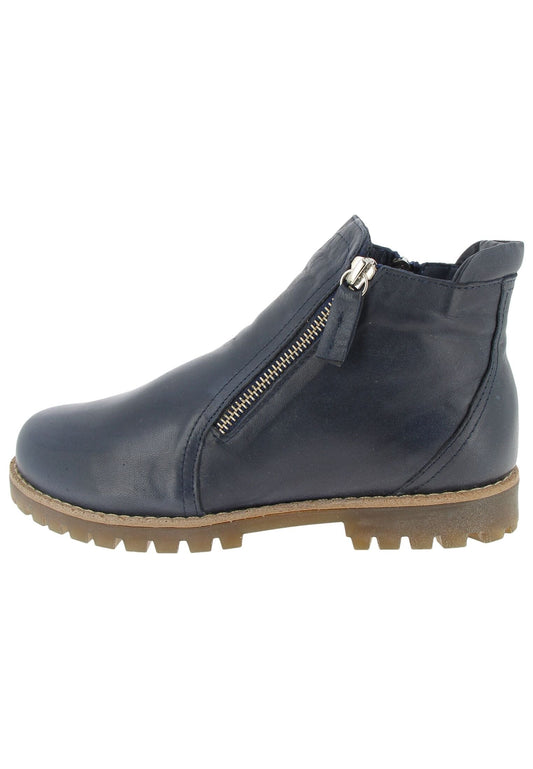 Andrea Conti Stiefelette Leder Dunkelblau