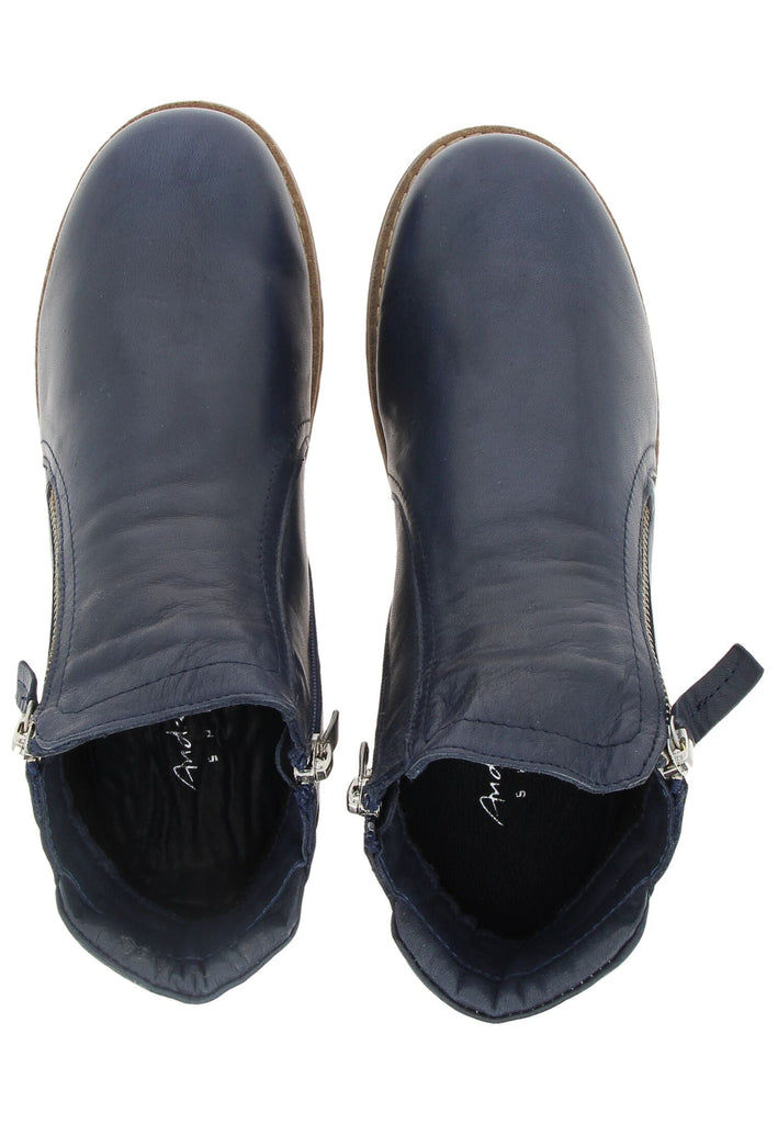 Andrea Conti Stiefelette Leder Dunkelblau