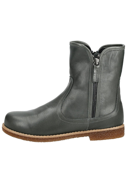 Andrea Conti Stiefelette Leder Dunkelgrau Warmfutter