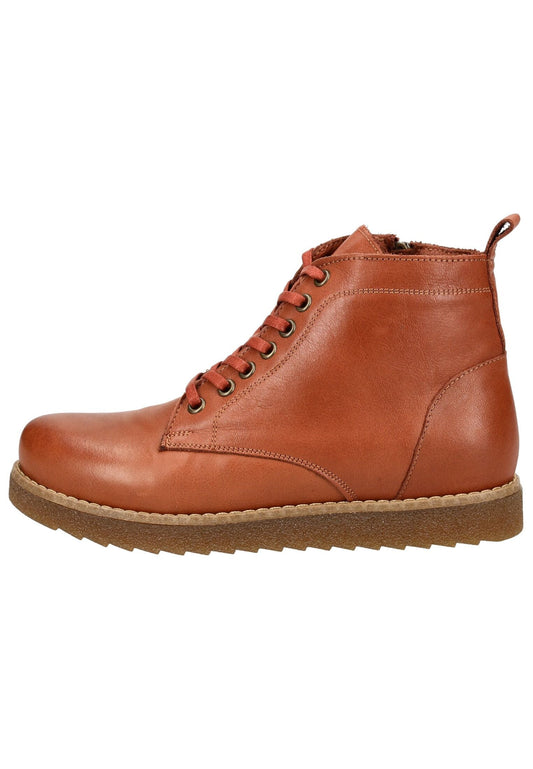 Andrea Conti Stiefelette Leder Kastanie