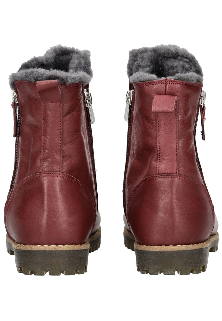 Andrea Conti Stiefelette Leder Rot Warmfutter