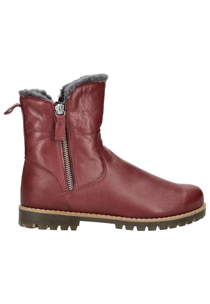 Andrea Conti Stiefelette Leder Rot Warmfutter