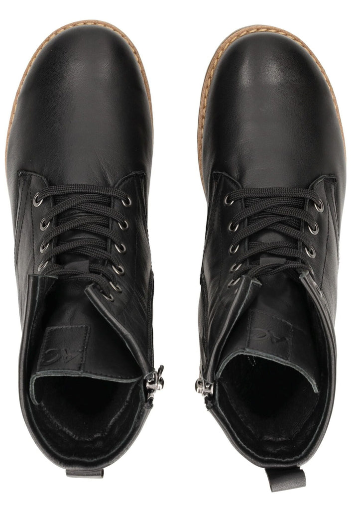 Andrea Conti Stiefelette Leder Schwarz