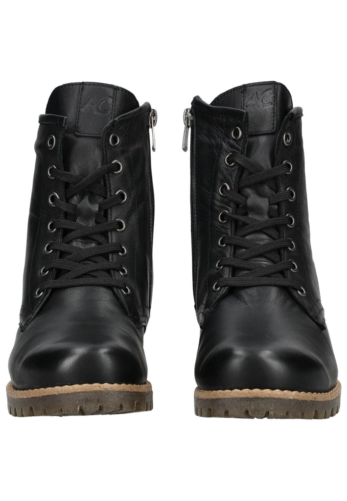 Andrea Conti Stiefelette Leder Schwarz