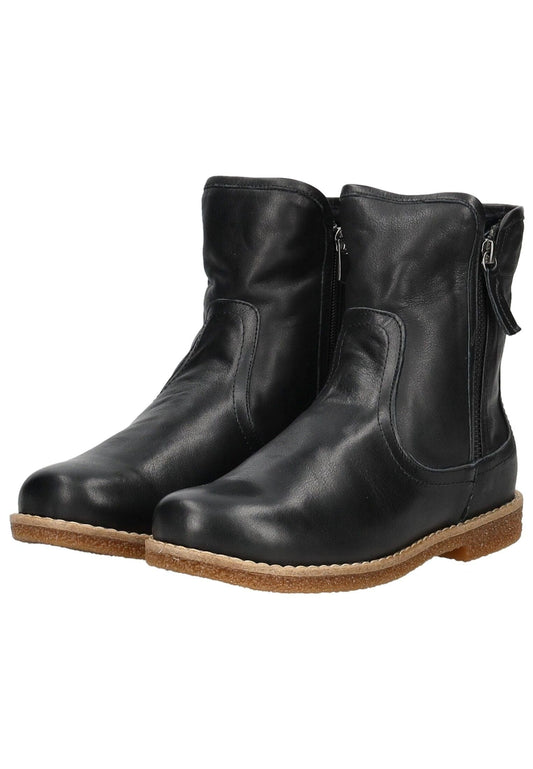 Andrea Conti Stiefelette Leder Schwarz Warmfutter