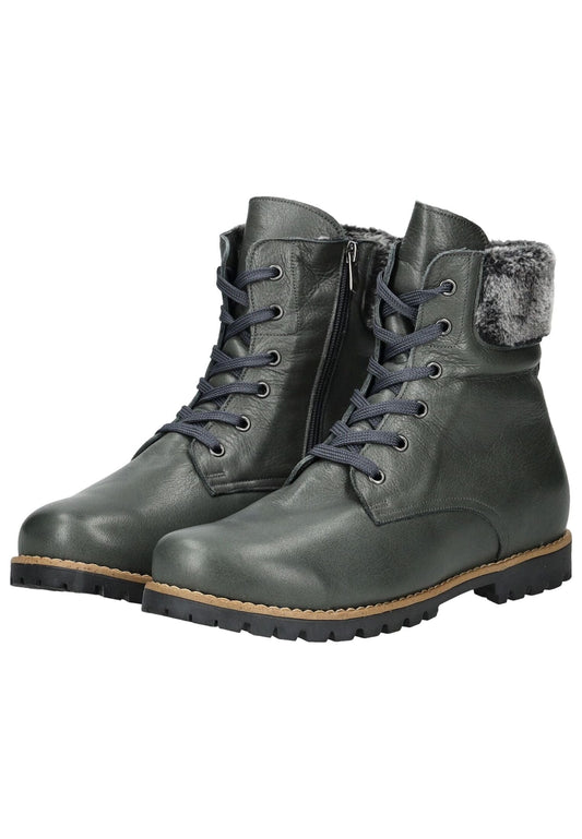 Andrea Conti Stiefelette Leder Schwarz Warmfutter