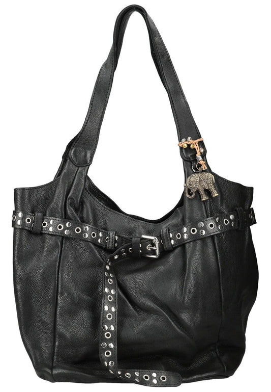 ANOKHI Taschen Leder Black