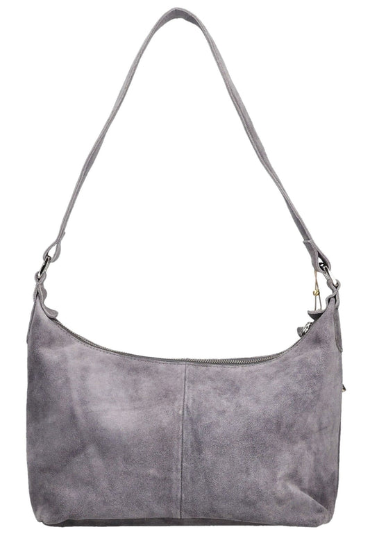ANOKHI Taschen Veloursleder Dunkelgrau