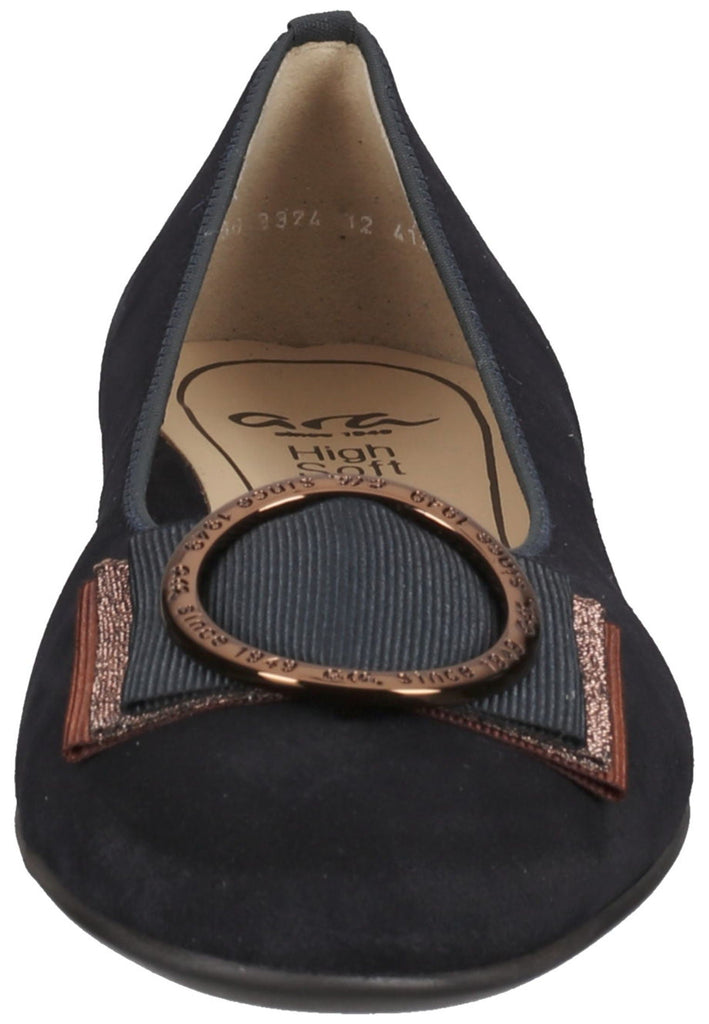 Ballerinas ara Ballerinas Veloursleder Dunkelblau
