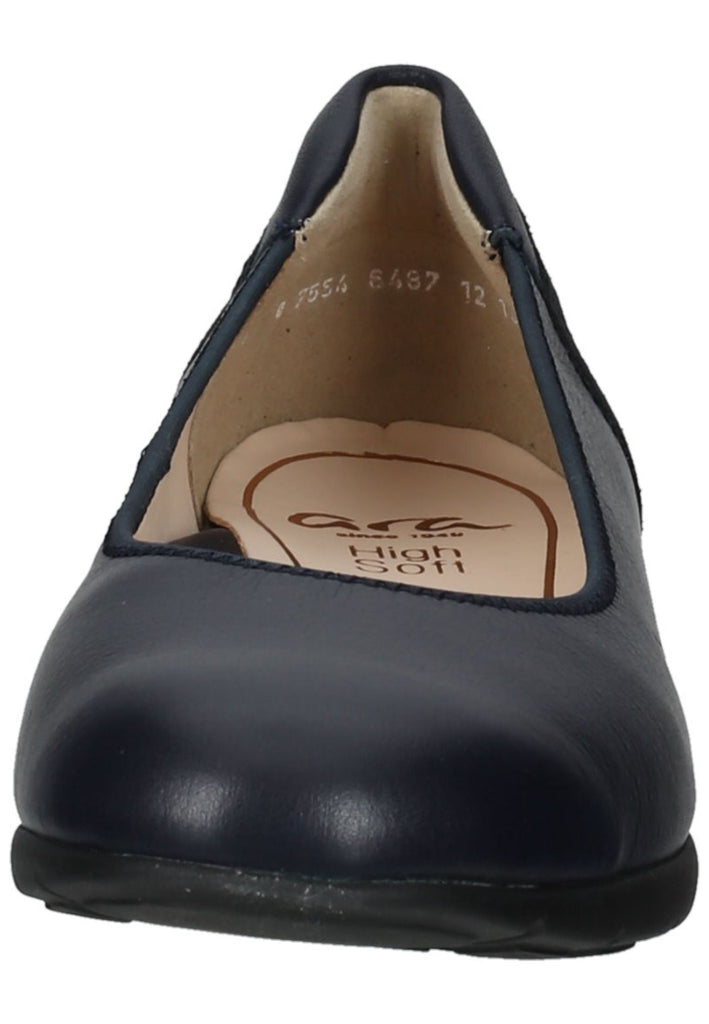 ara Ballerinas Glattleder Blau