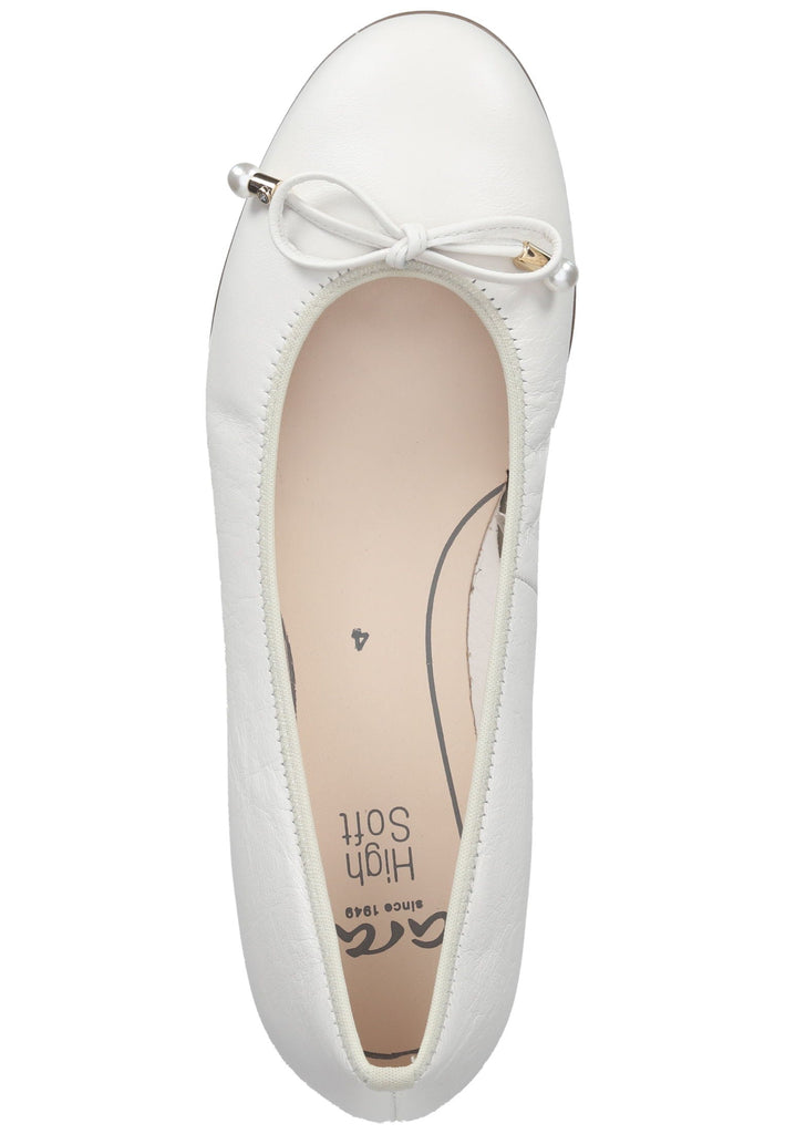 ara Ballerinas Glattleder Cream