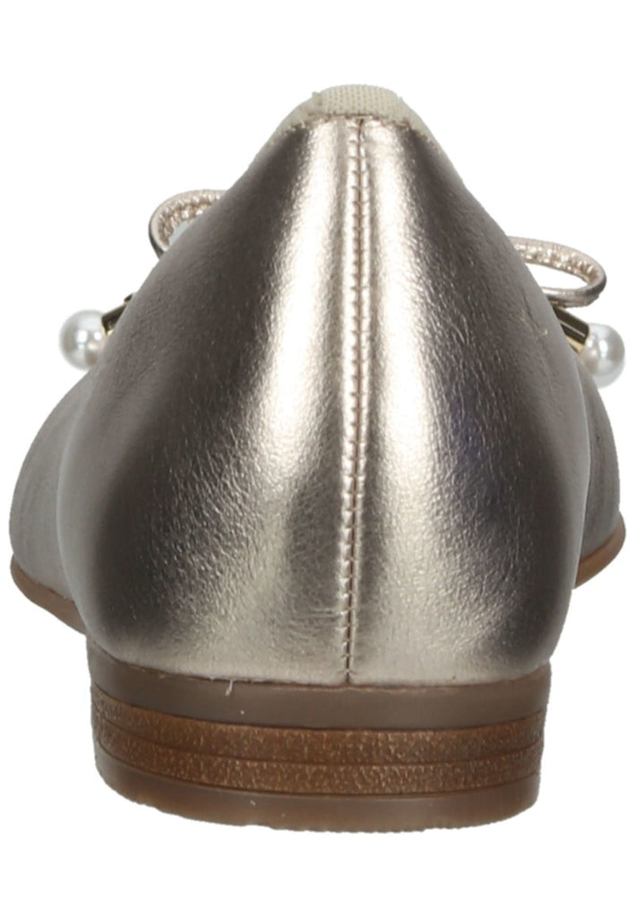 ara Ballerinas Glattleder Platin