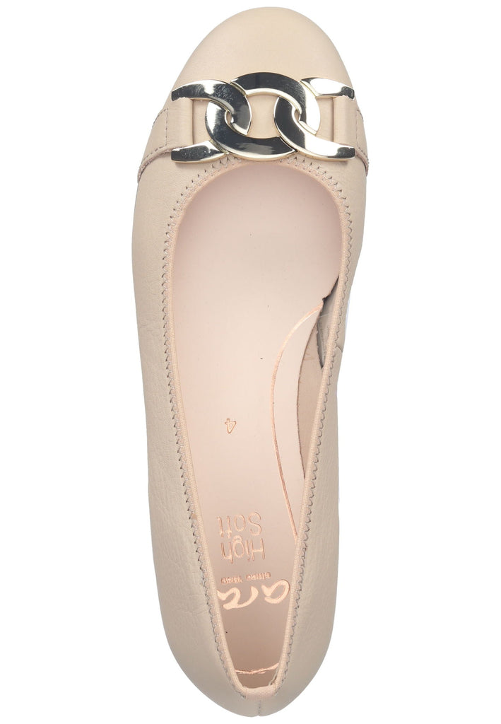 ara Ballerinas Glattleder Sand