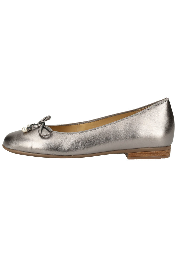 ara Ballerinas Glattleder Zinn