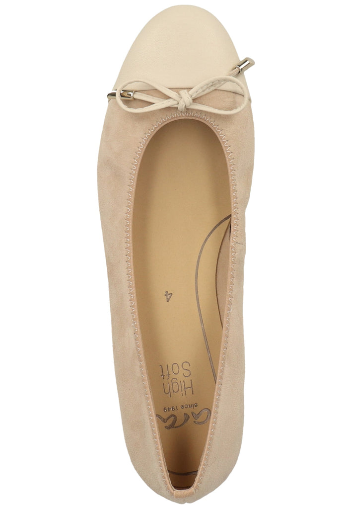 ara Ballerinas Leder Beige