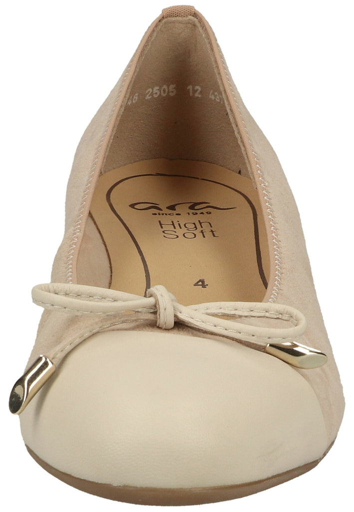 ara Ballerinas Leder Beige