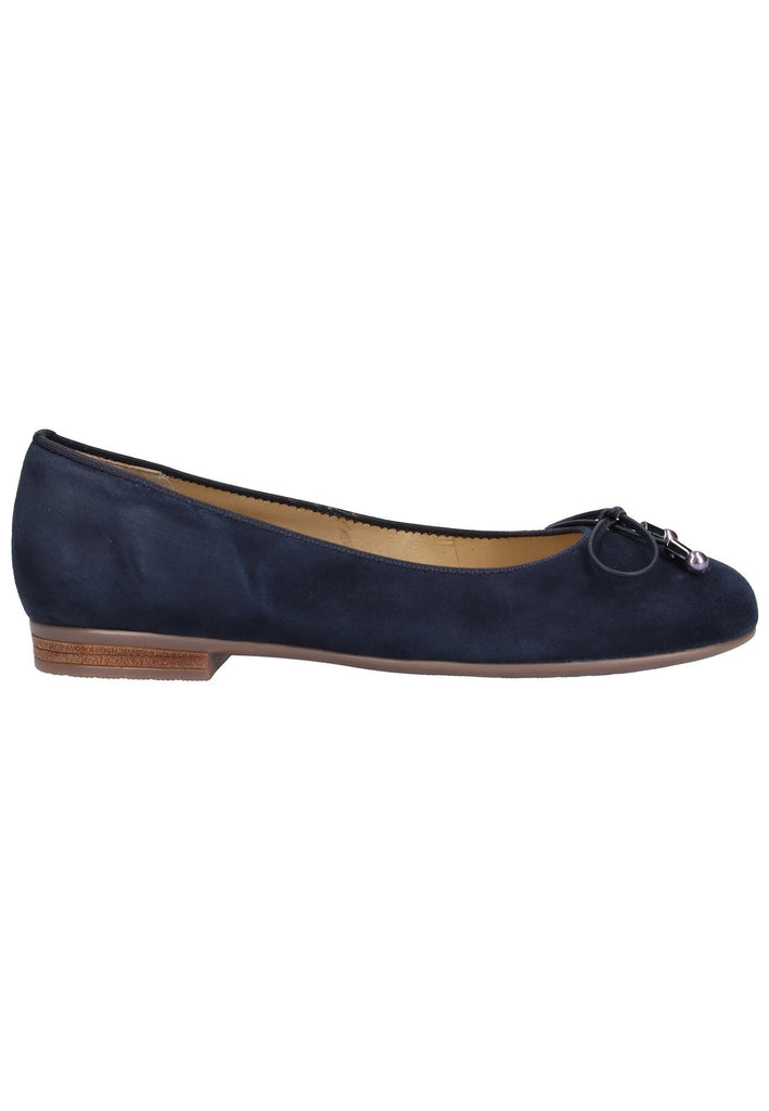 ara Ballerinas Leder Blau