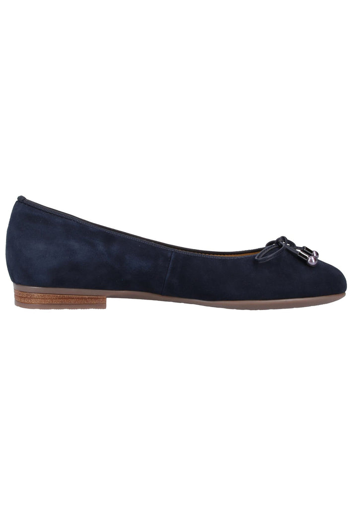 ara Ballerinas Leder Blau