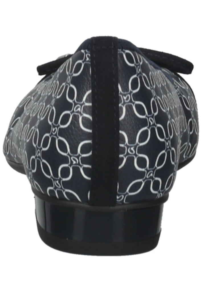 ara Ballerinas Leder Blau