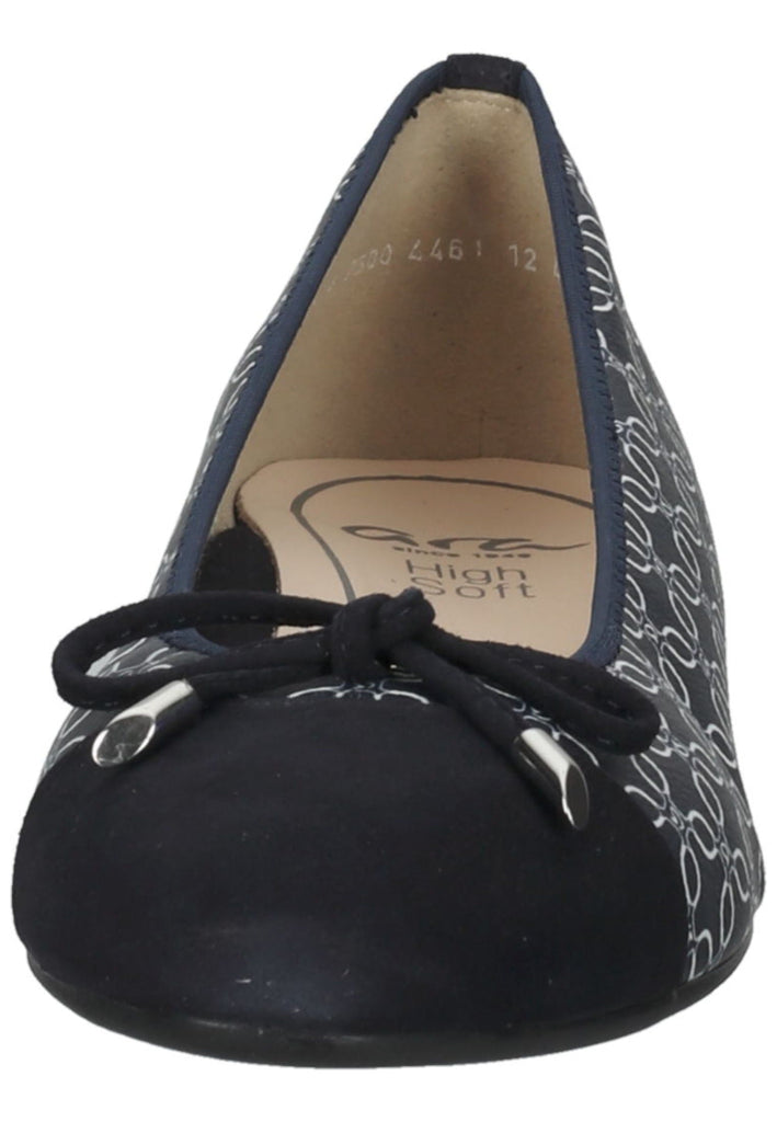 ara Ballerinas Leder Blau