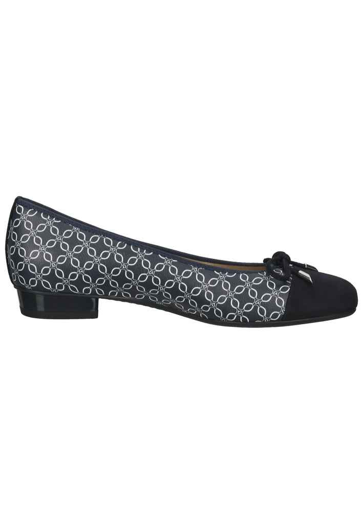 ara Ballerinas Leder Blau
