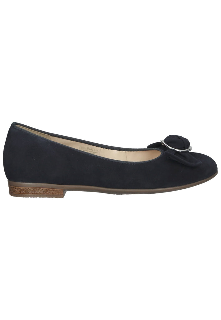ara Ballerinas Leder Blau