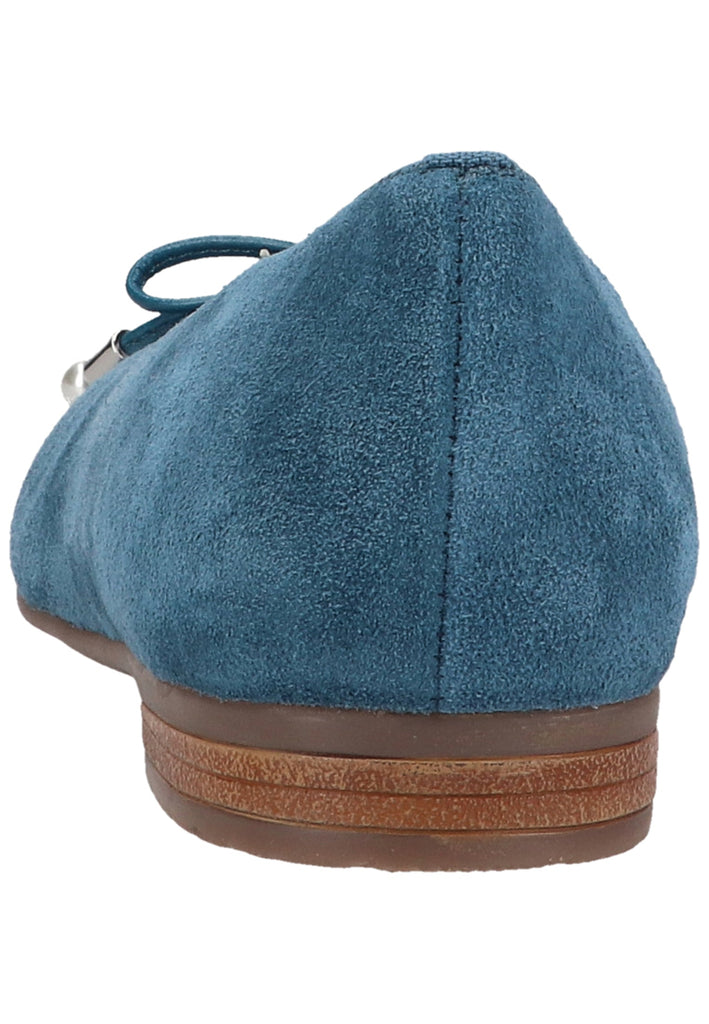 ara Ballerinas Leder Blau