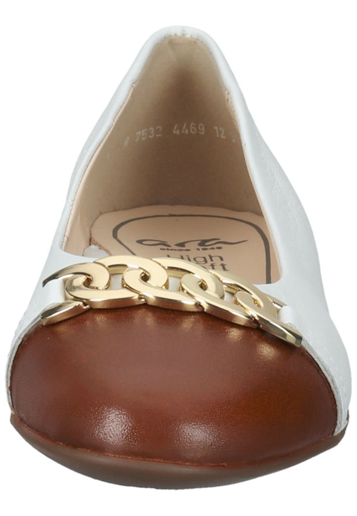 ara Ballerinas Leder Cognac