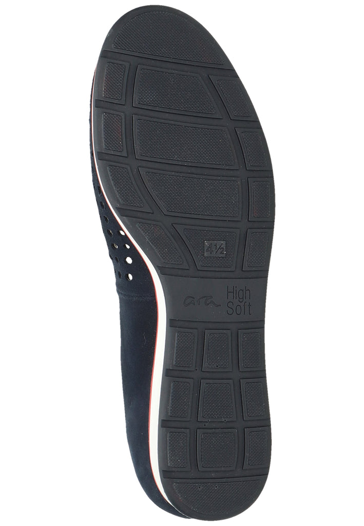 ara Ballerinas Leder Dunkelblau