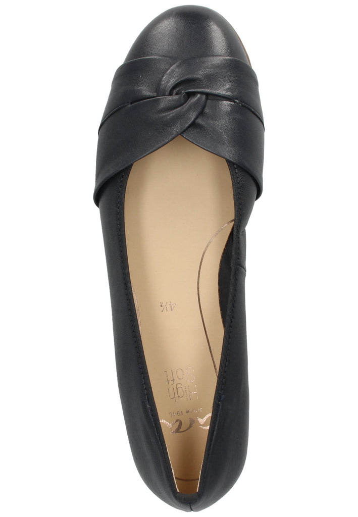 ara Ballerinas Leder Dunkelblau