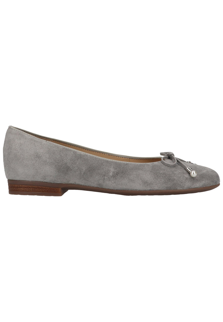 ara Ballerinas Leder Grau