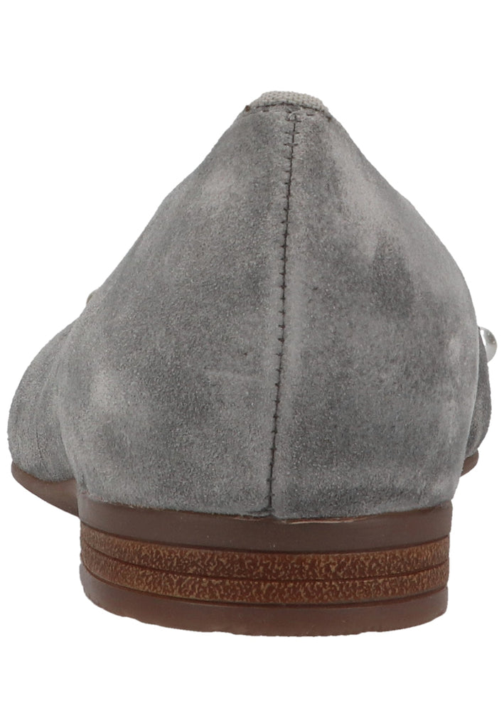 ara Ballerinas Leder Grau