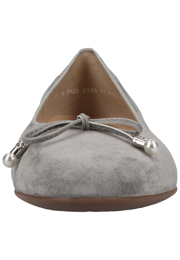 ara Ballerinas Leder Grau
