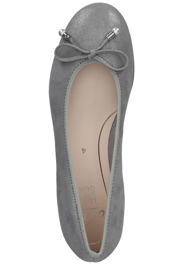 ara Ballerinas Leder Hellgrau