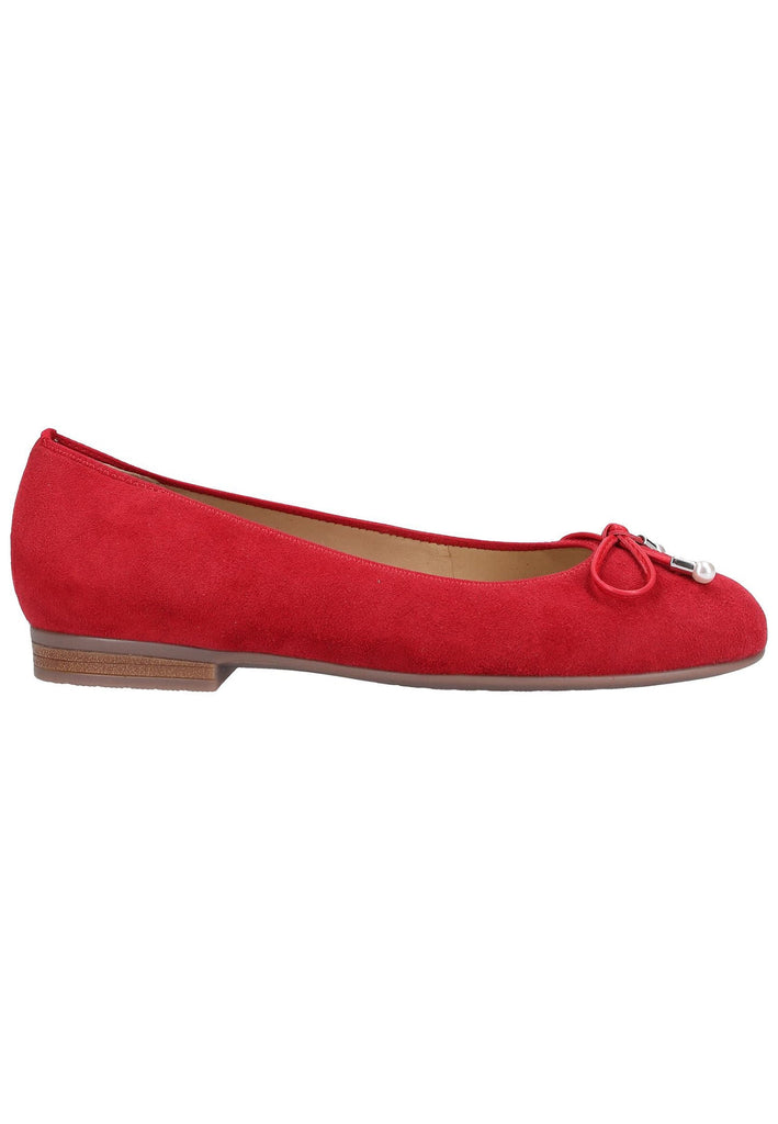 ara Ballerinas Leder Rot