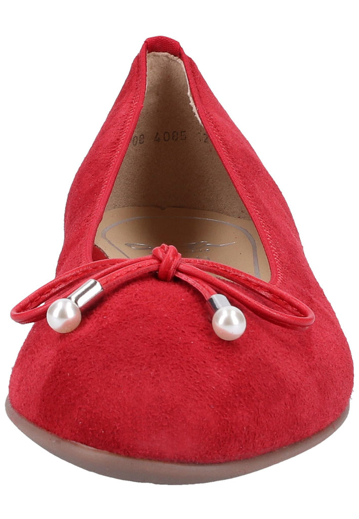 ara Ballerinas Leder Rot