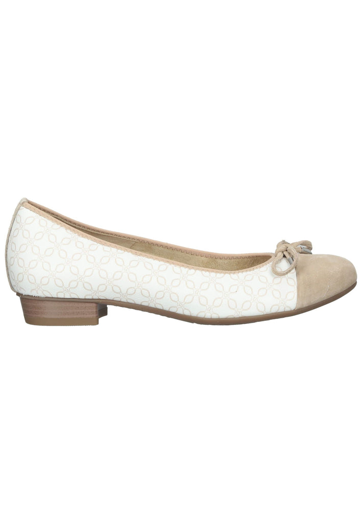 ara Ballerinas Leder Sand