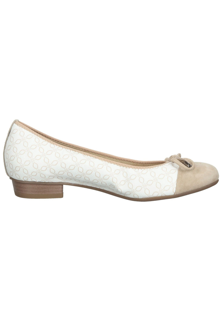 ara Ballerinas Leder Sand