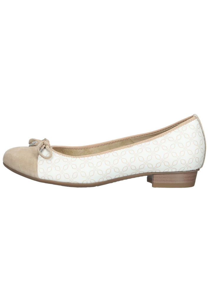 ara Ballerinas Leder Sand