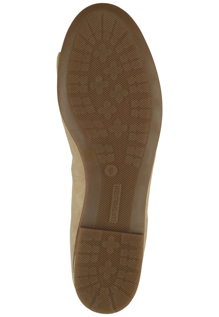 ara Ballerinas Leder Sand