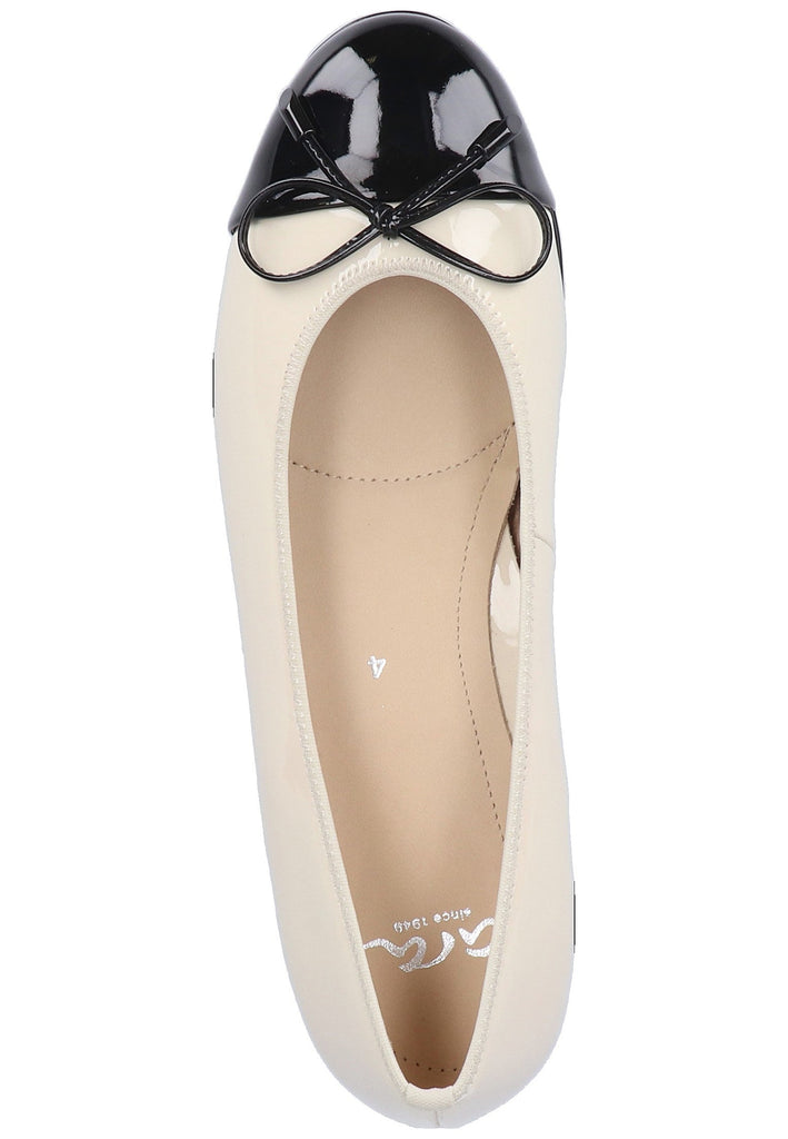 ara Ballerinas Leder Schwarz