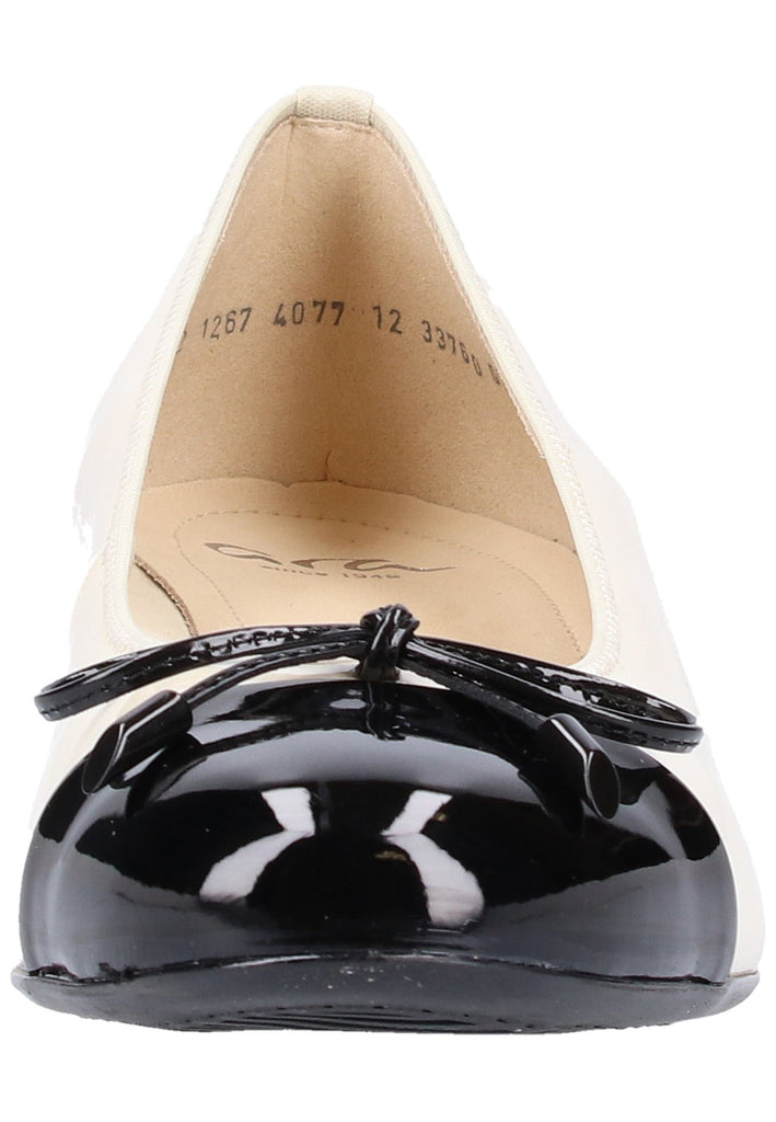 ara Ballerinas Leder Schwarz