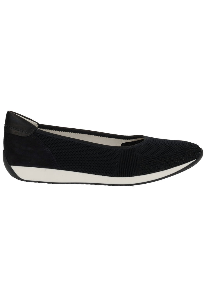 ara Ballerinas Leder/Textil Blau