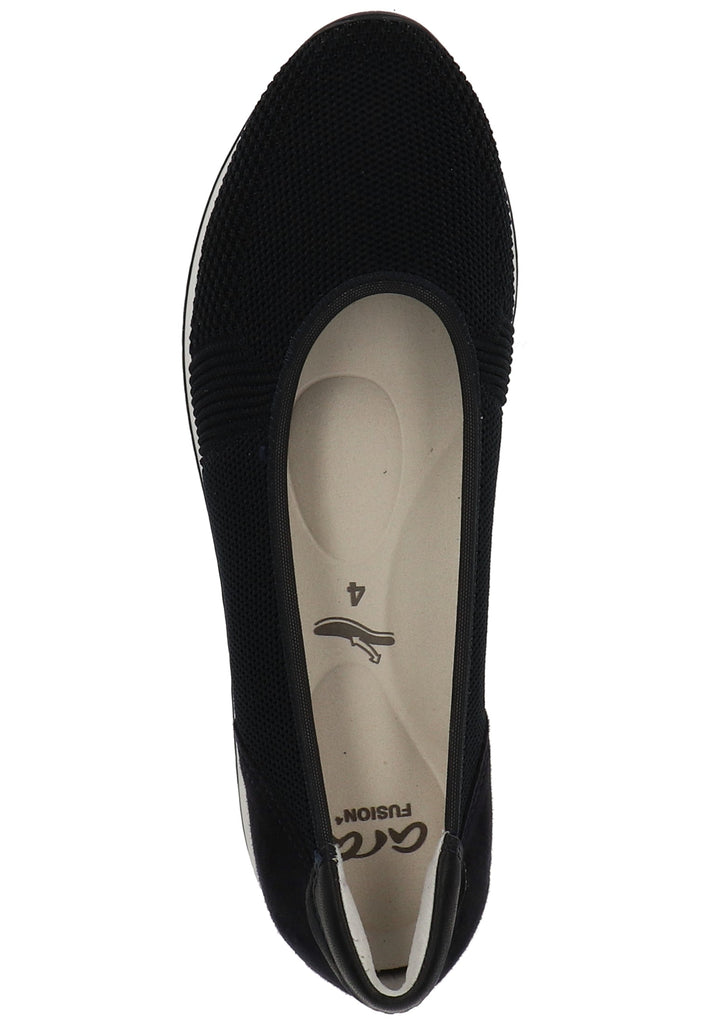 ara Ballerinas Leder/Textil Blau