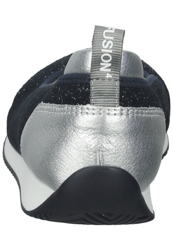 ara Ballerinas Lederimitat Blau/Silber