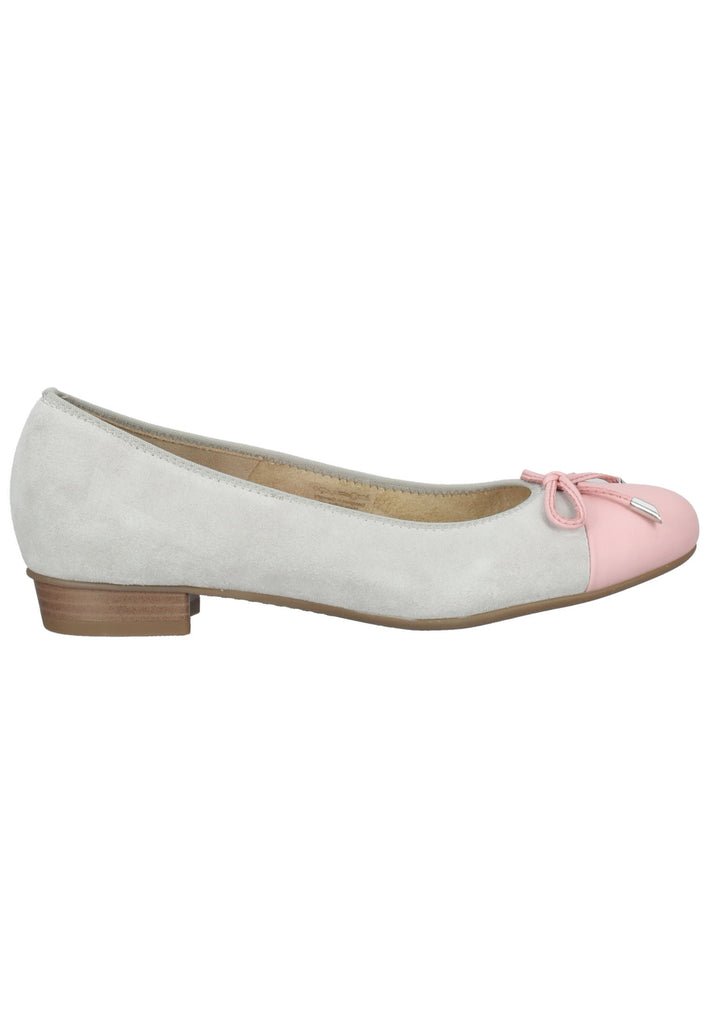 ara Ballerinas Lederimitat Rosa/Grau