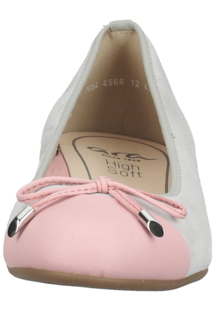 ara Ballerinas Lederimitat Rosa/Grau