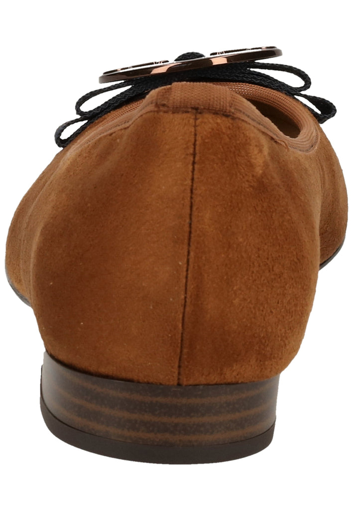 ara Ballerinas Textil Cognac