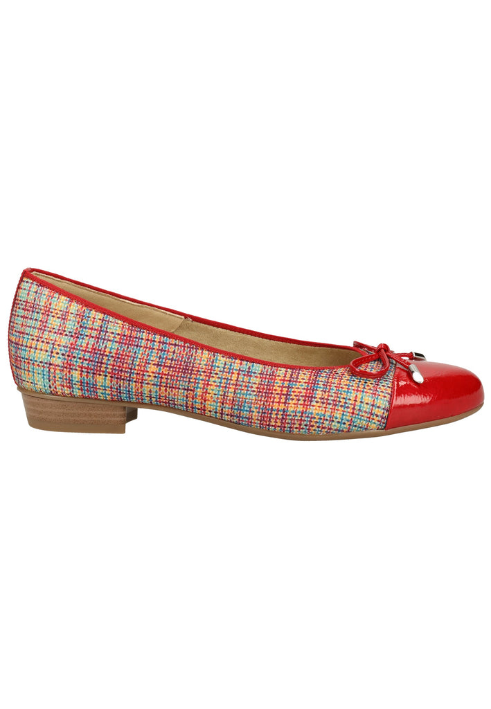 ara Ballerinas Textil Rot